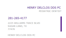 Henry Declos, DDS